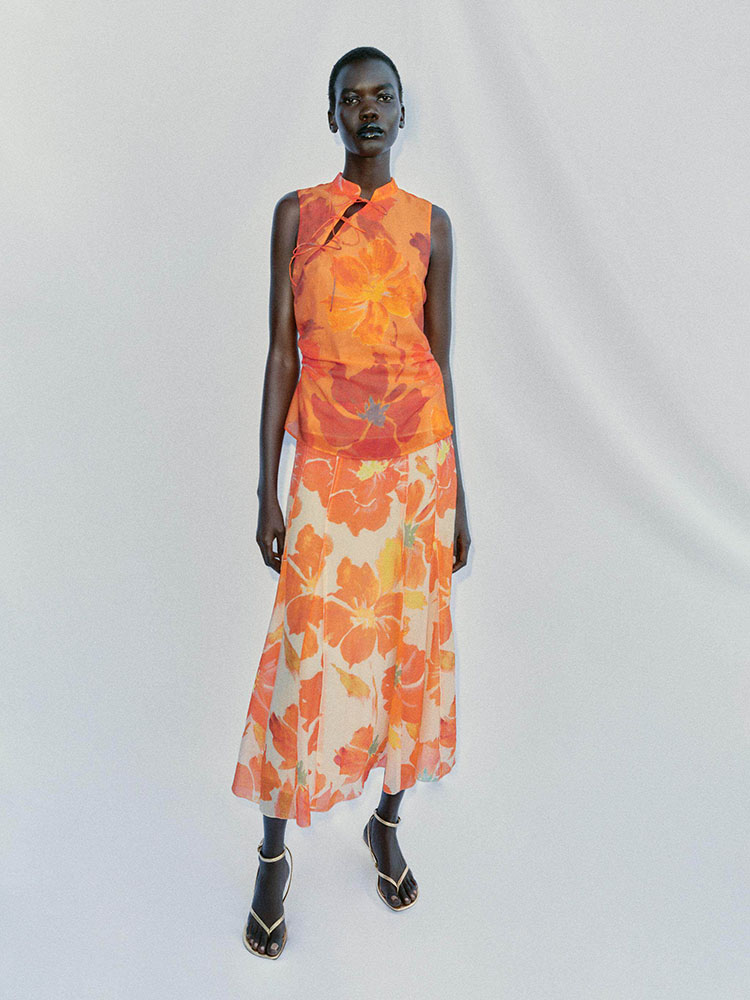 Summer Clothing Looks - Süßes, modisches, ärmelloses Oberteil im chinesischen