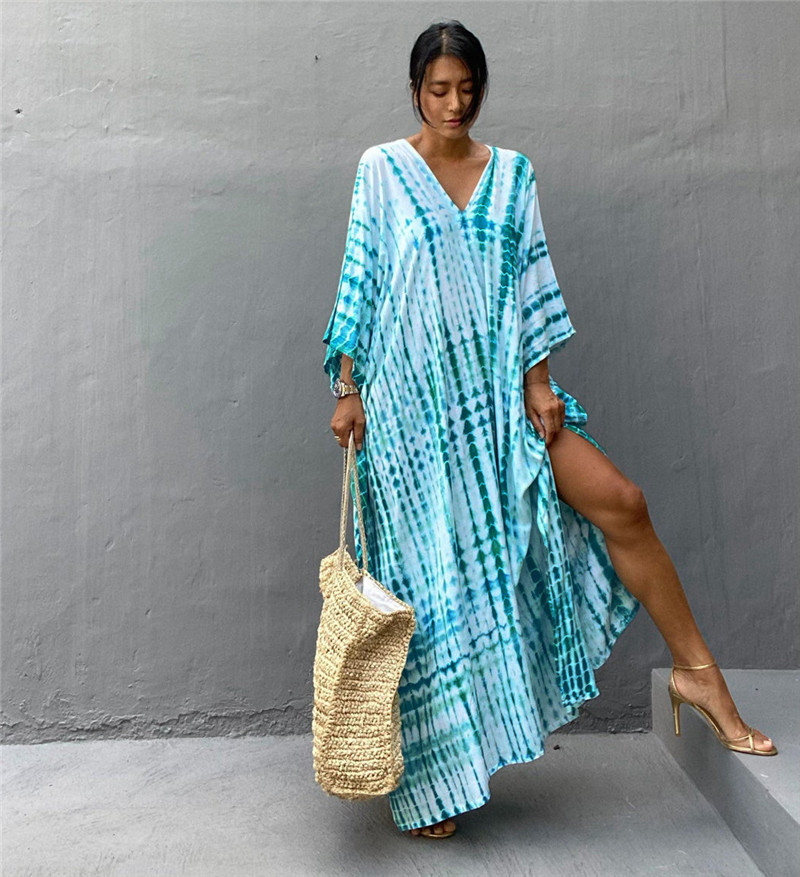 Summer Clothing Modest - Plus Size Damen Beachwear Long Beach