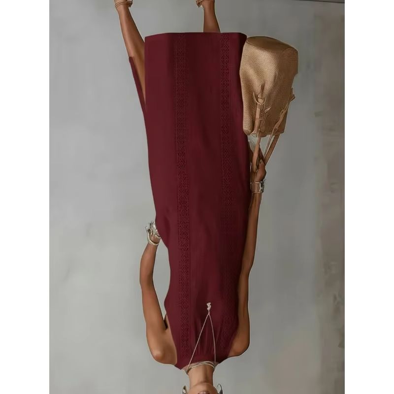 Summer Clothing Resort - Frühlings- und Sommer-Damenkleidung im Resort-Stil Einfarbiges