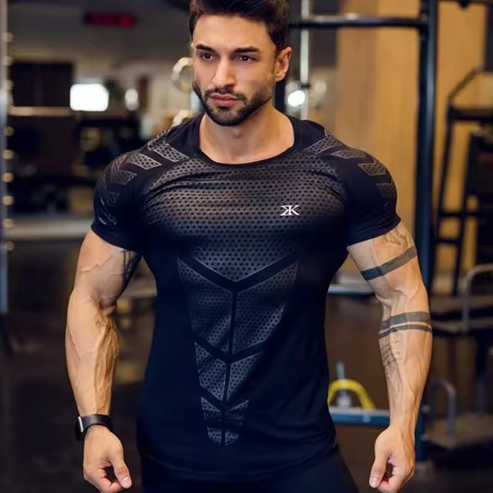 Summer Clothing Men 2025 - 2025 männer Laufsport T-shirt Training Quick