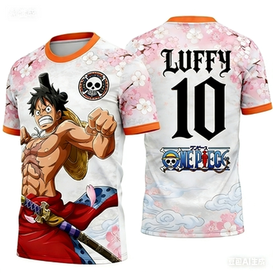 Summer Clothing Fabric - 2026 Anime-Muster Trainings-Trikot Schnelltrocknend Komfortables Gewebe