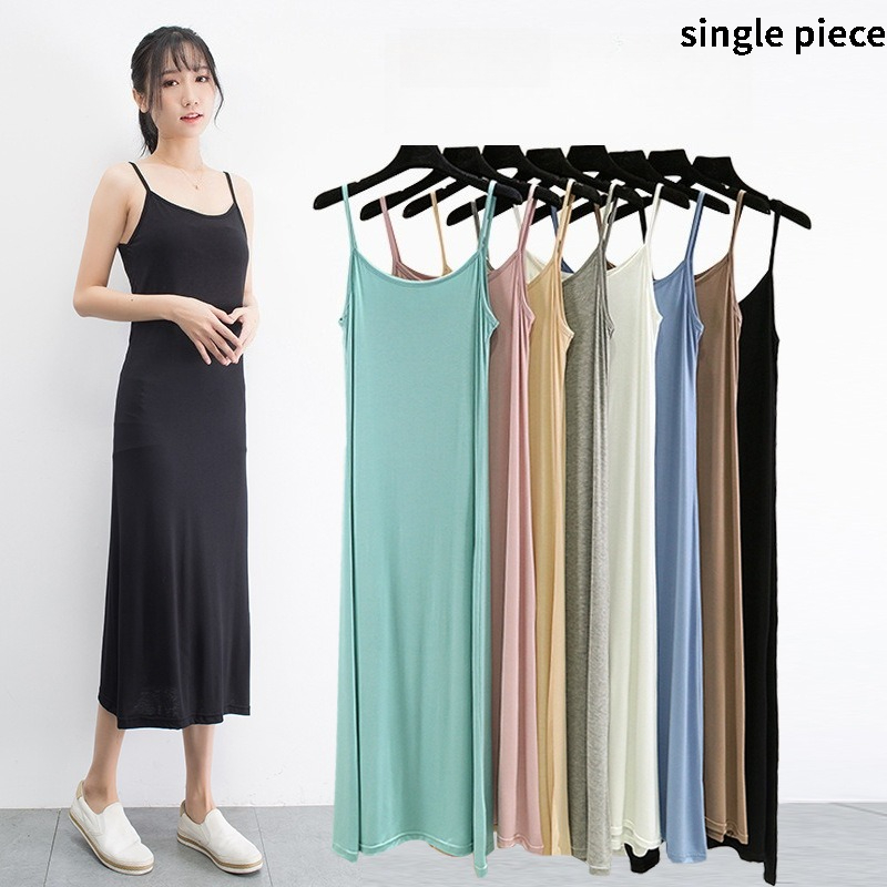 Summer Clothing Ladies - Modales Camisole-Kleid für Damen, Sommerkleidung, Anti-Durchsichtiges