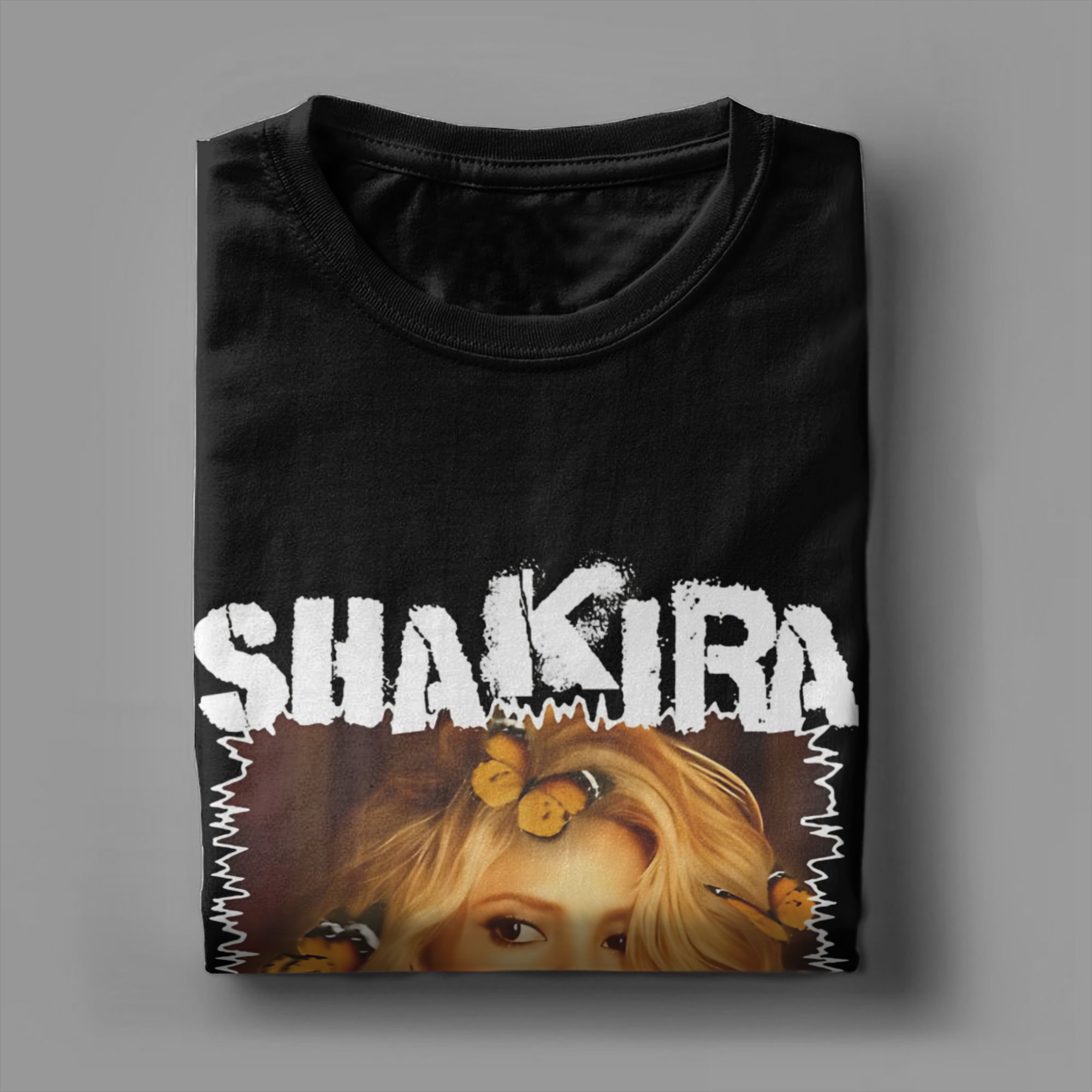 Summer Clothing Ideas Men - Herren Damen T-Shirt Grunge Framed Shakira