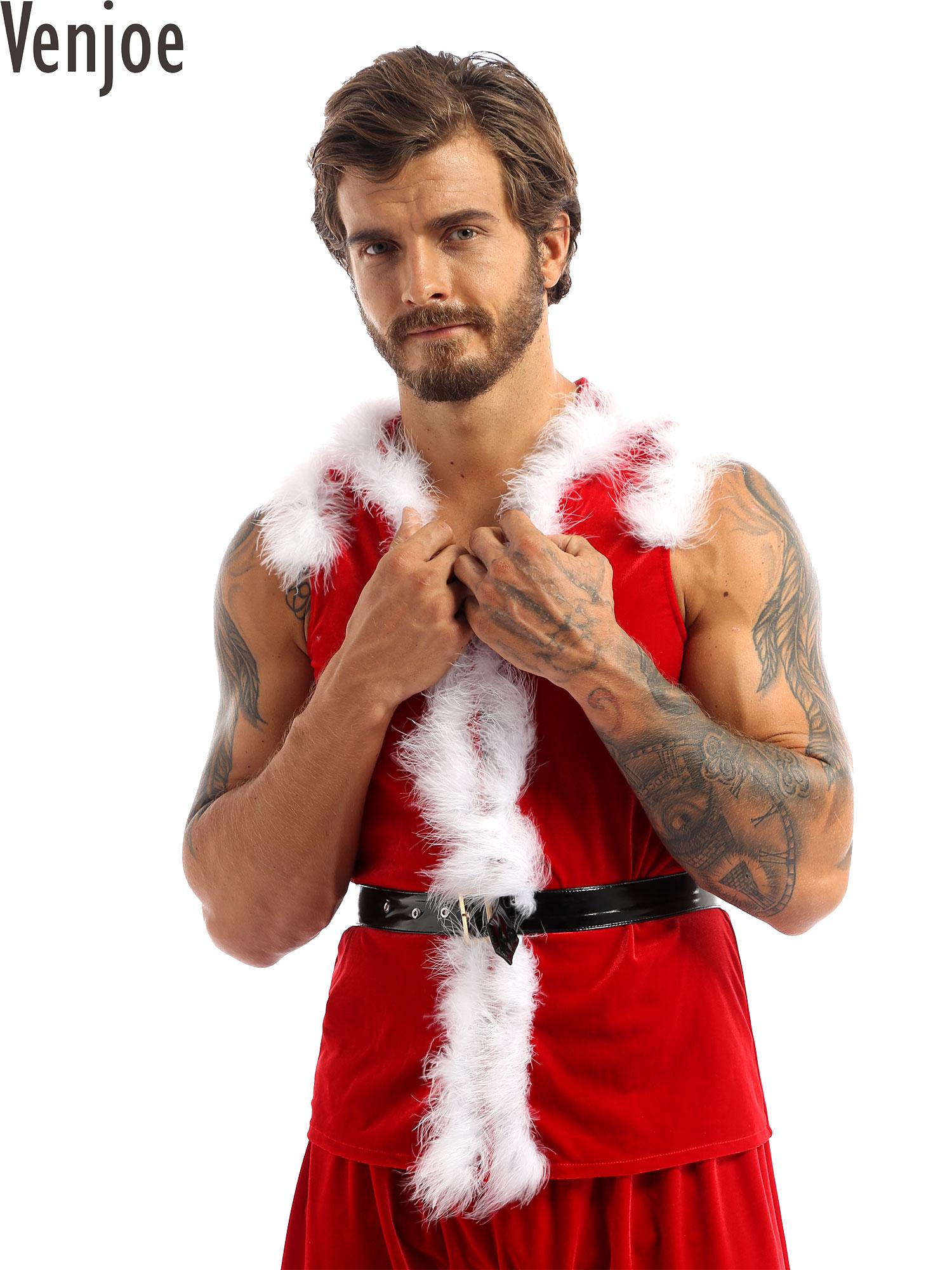 Summer Vacation Clothing Men - Männer Weihnachten verkleiden Santa Claus Cosplay