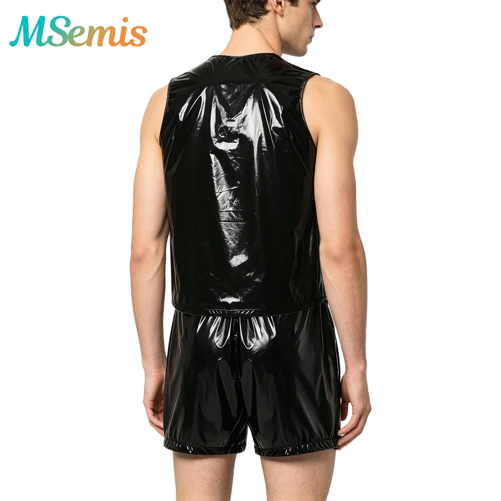 Summer Clothing Us - Wasserdichter Herren-Trainingsanzug mit Tanktop und Boxershorts