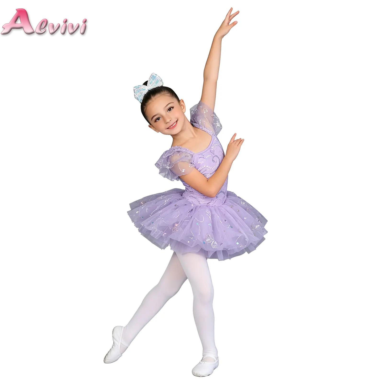 Summer Clothing Girl - Kinder Prinzessinnen-Aufführungskleidung Elegantes Ballettkleid Trikots für