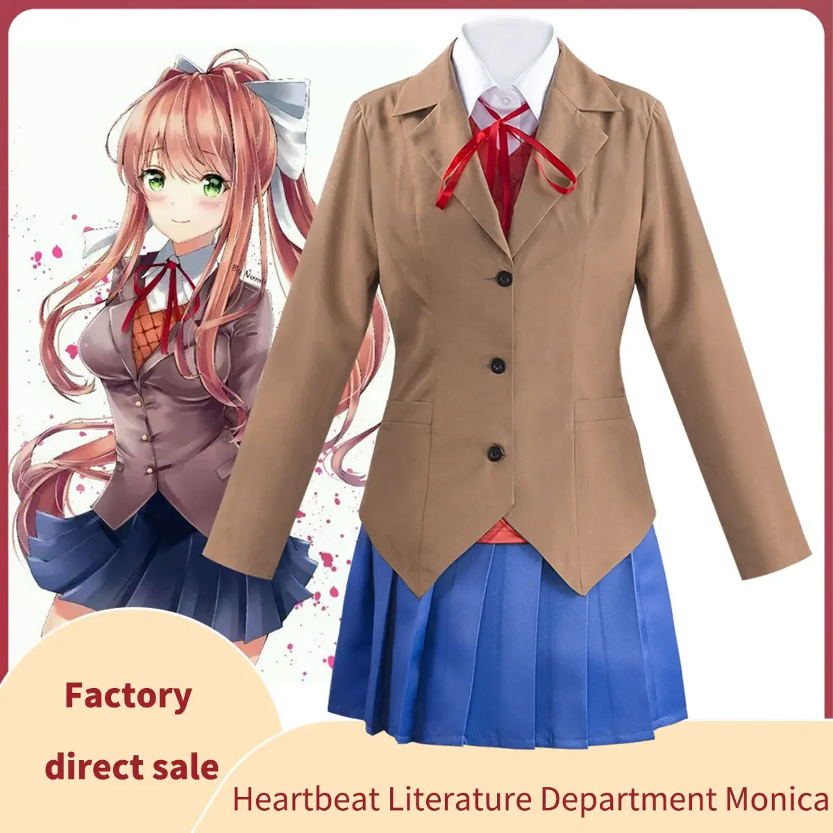 Anime Doki Doki Literature Clu – Summer Vacation Clothing Men Bewertung und Preis