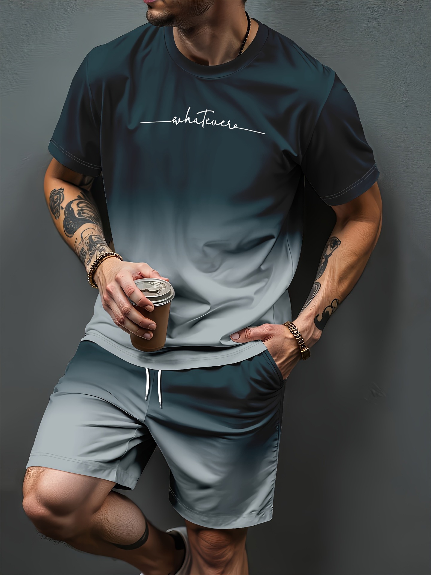 Farbverlauf Buchstabenmuster 3 – Summer Clothing Modest Bewertung und Preis