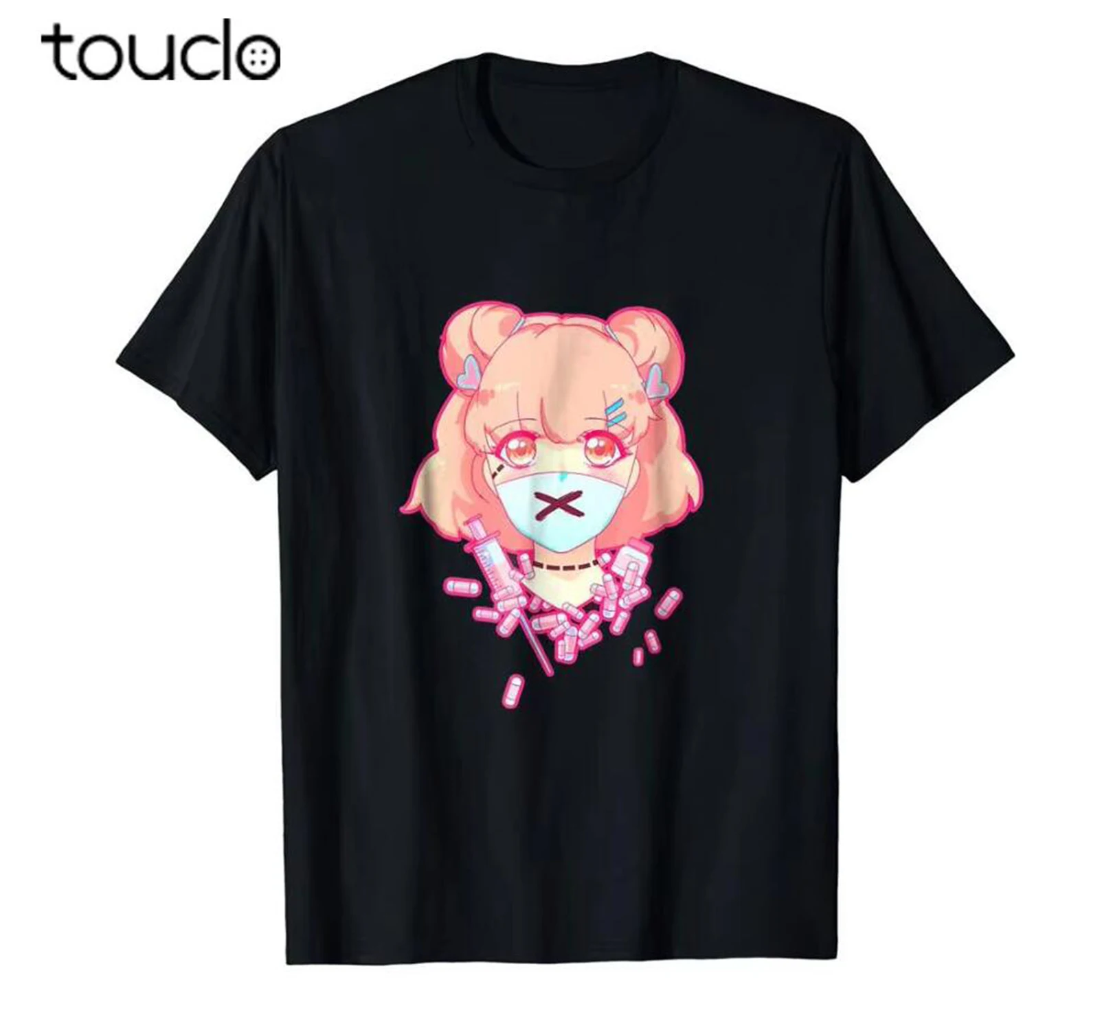 Pastellfarbenes Menhera Anime  – Summer Clothing Brands Men Bewertung und Preis