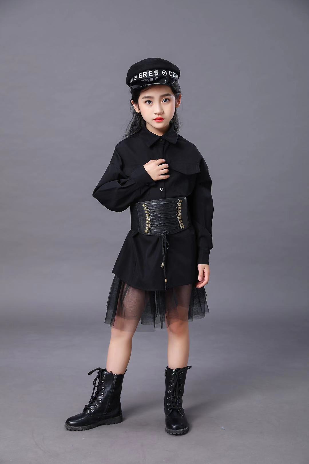 Schwarzer Anzug für Kinder, Mä – Summer Clothing Girl Bewertung und Preis