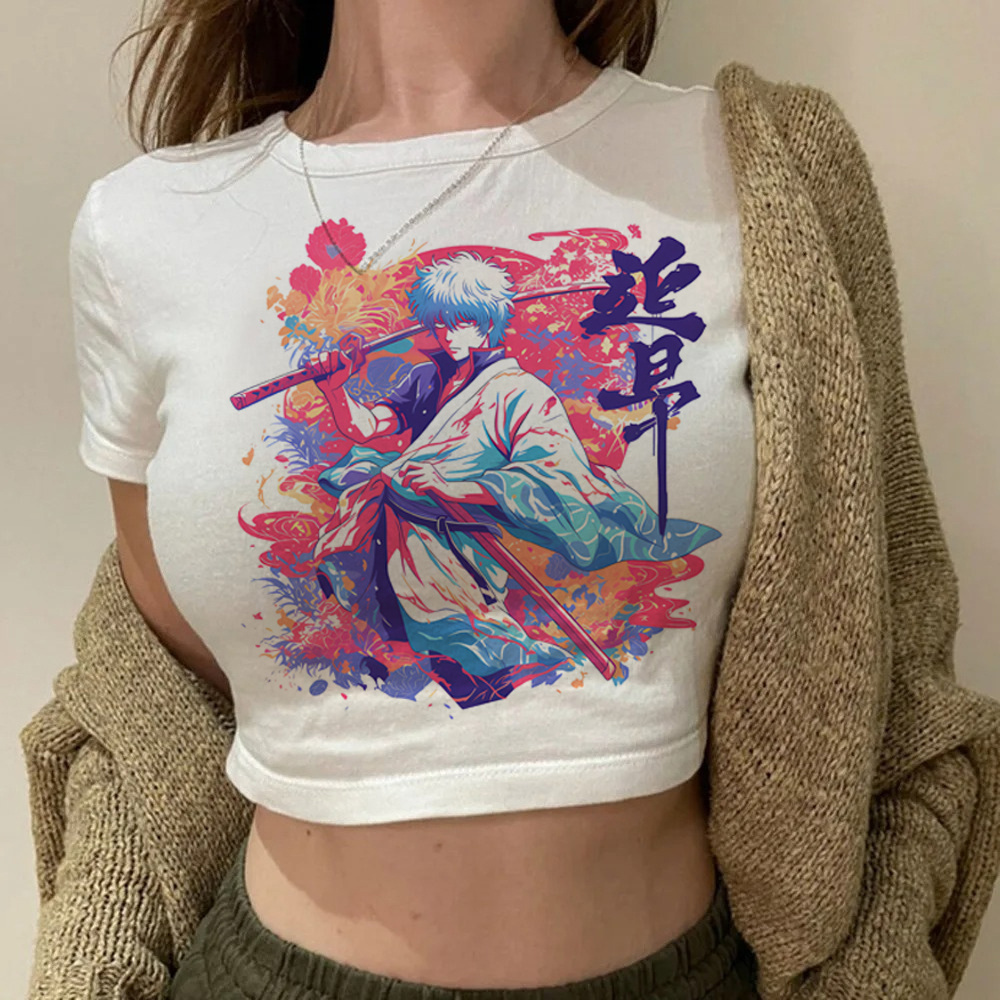 Gintama Samurai Gintoki Crop-T – Summer Clothing Teens Bewertung und Preis