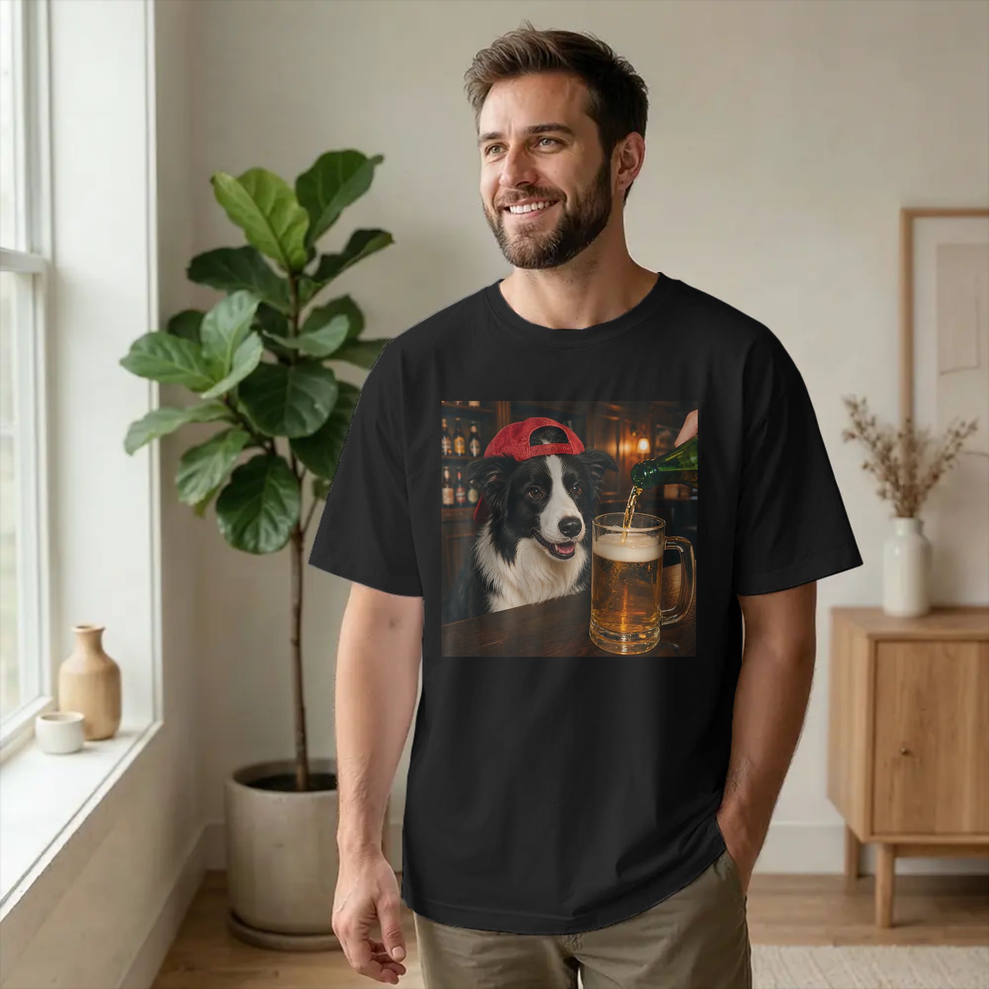 Herren-T-Shirts mit Border Col – Summer Clothing Ideas Men Bewertung und Preis
