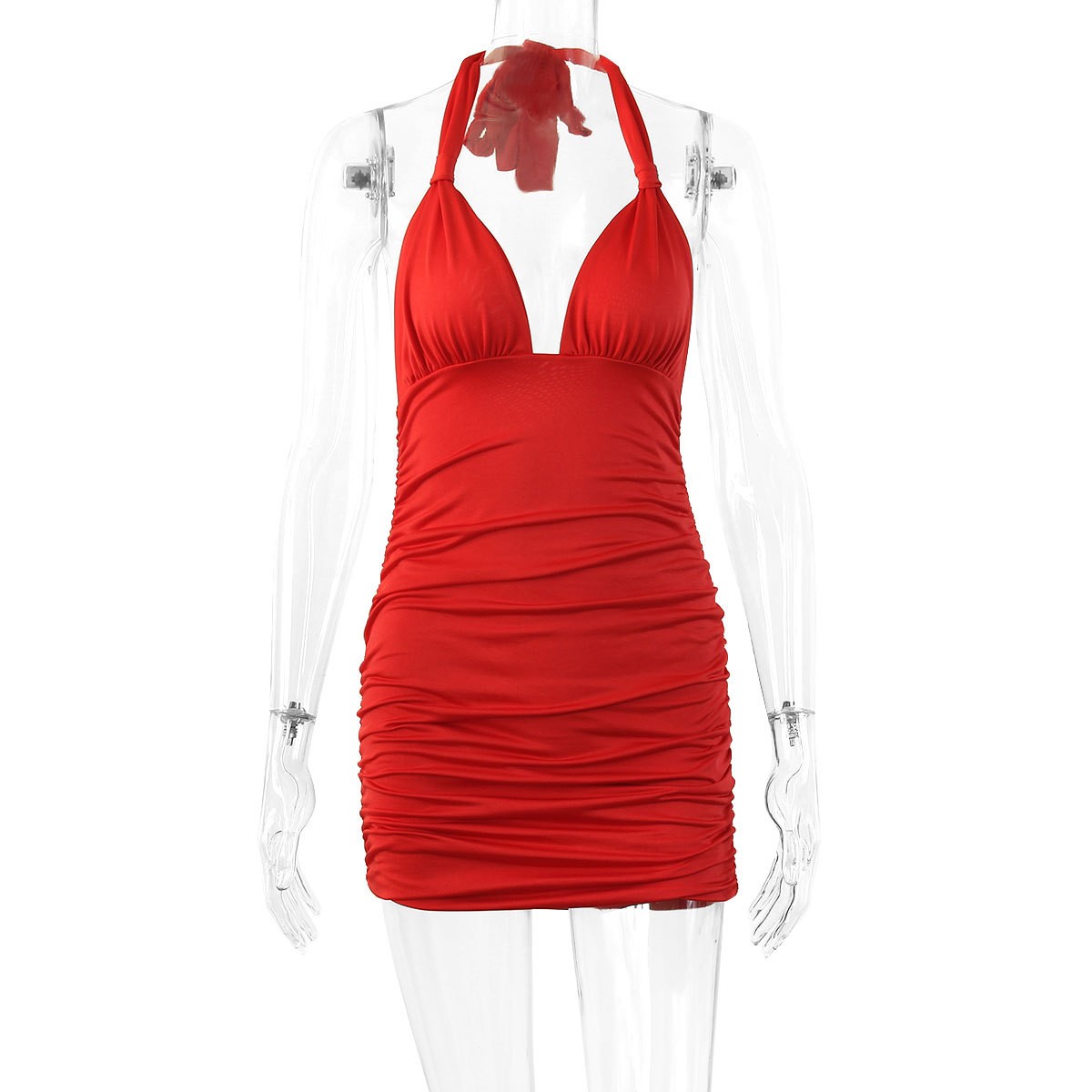Sommerkleid für Damen mit tief – Summer Clothing Fabric Bewertung und Preis