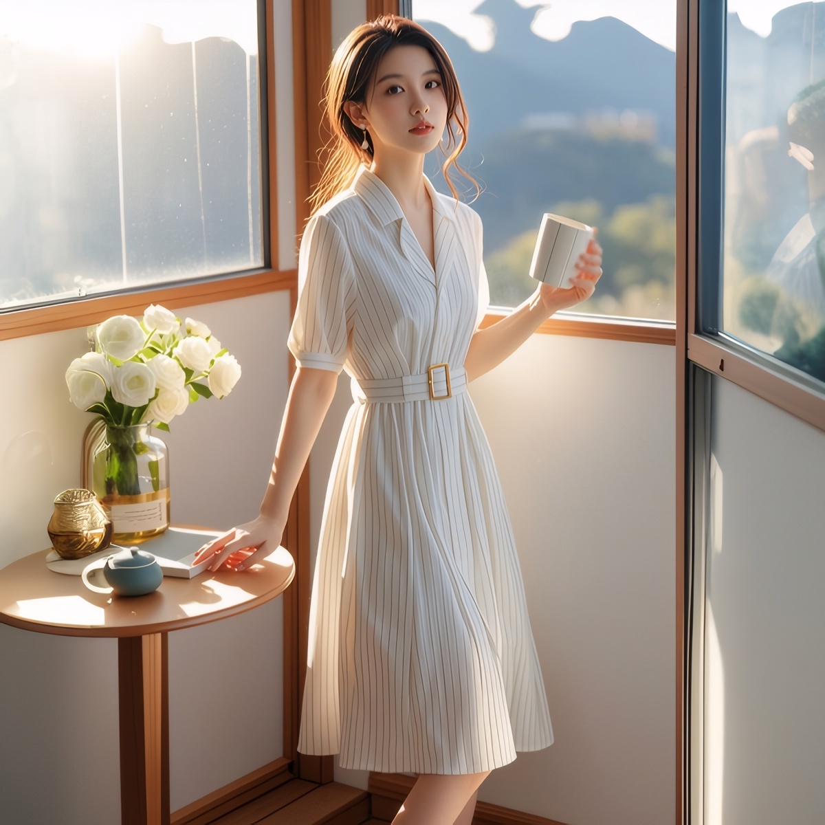 Hochwertiges Marken-Midikleid  – Summer Line Clothing Brand Bewertung und Preis