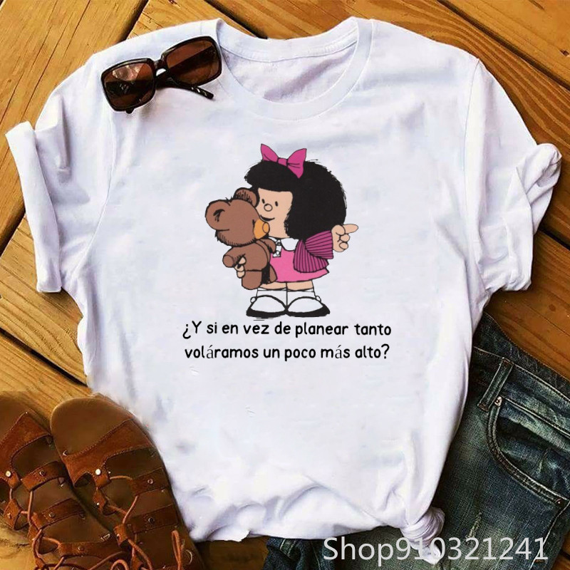 Rock Roll Mafalda T-Shirt, lus – Summer Clothing Teens Bewertung und Preis
