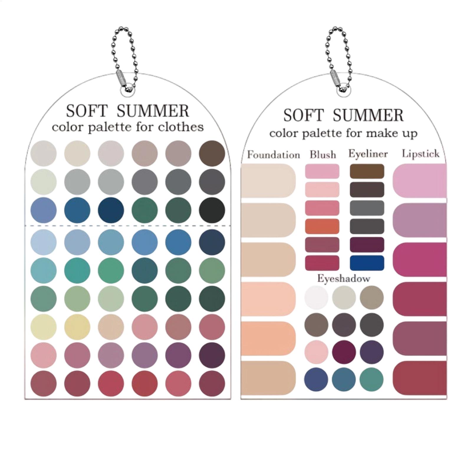 2 Stück saisonale Acryl-Farbpa – Summer Clothing Palette Bewertung und Preis