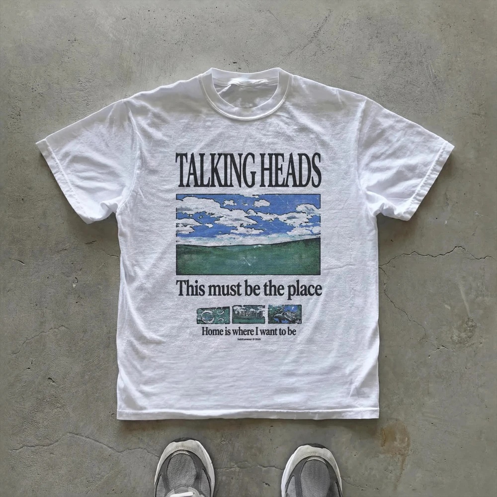 Talking Heads Grafik-T-Shirt „ – Summer Clothing Places Bewertung und Preis