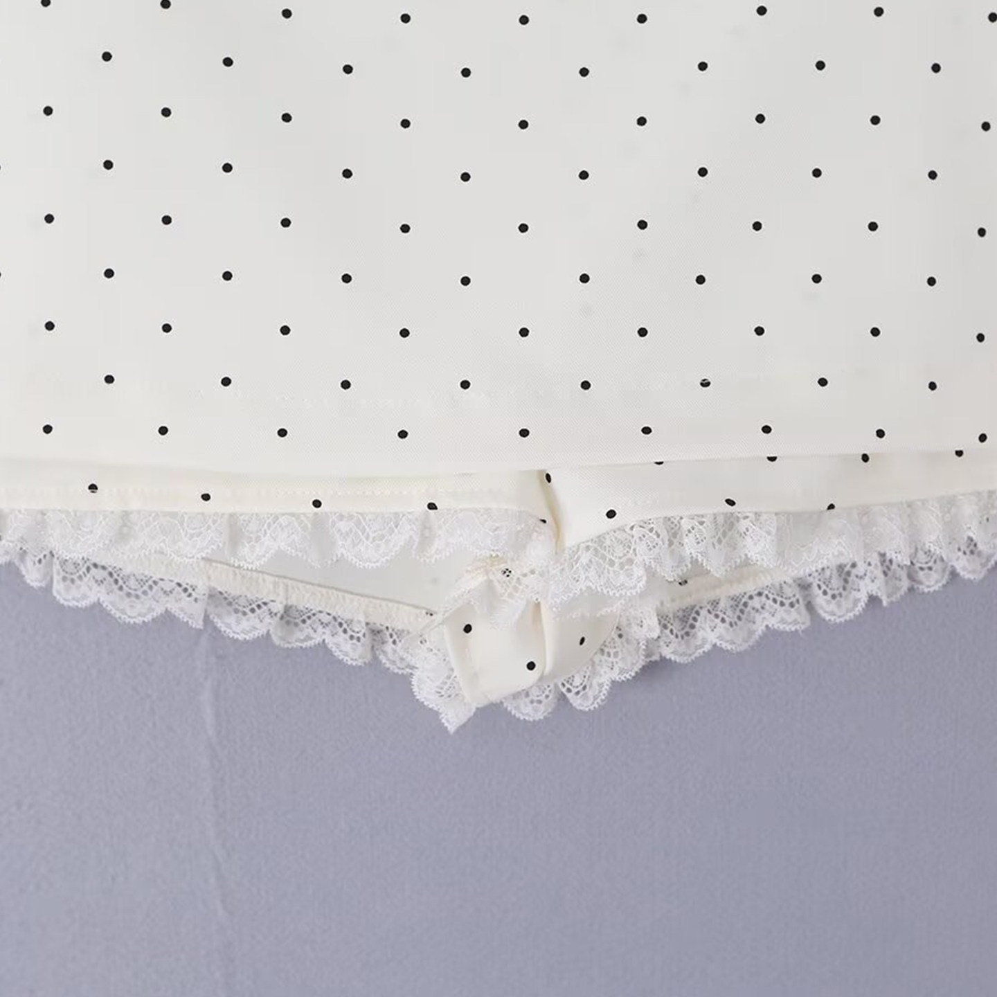 Modische gepunktete Spitzen-A- – Summer Line Clothing Brand Bewertung und Preis