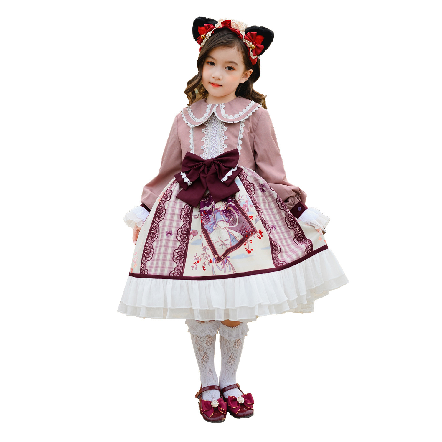 Kinder-Lolita-Kleidung Langärm – Summer Clothing Girl Bewertung und Preis