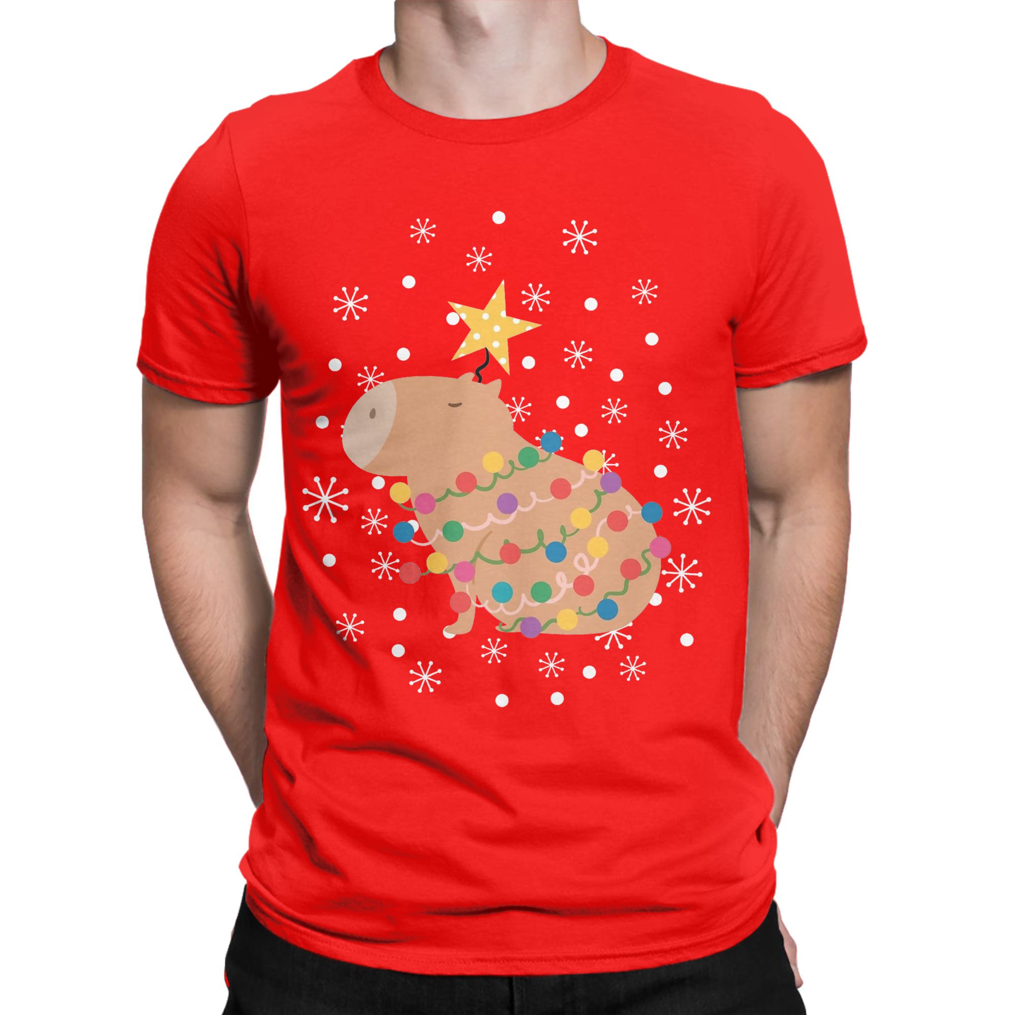 Capybara Weihnachtsbaum T-Shir – Summer Clothing Ideas Men Bewertung und Preis