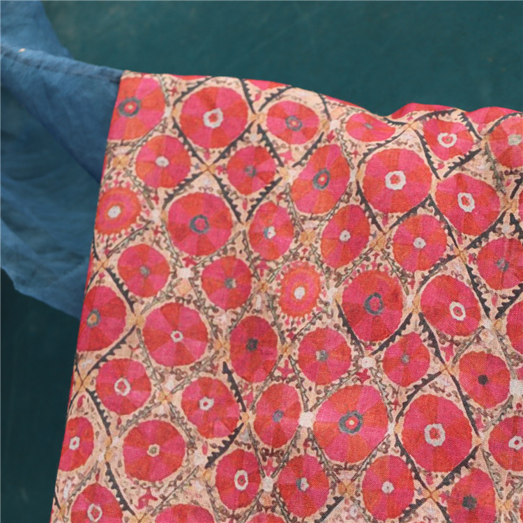 1 Yard Geometrischer Druckstof – Summer Clothing Fabric Bewertung und Preis