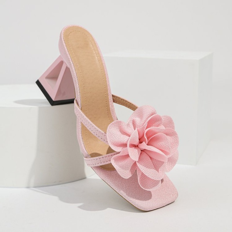 Damen-Sandalen mit 3D-Blumende – Summer Clothing Ladies Bewertung und Preis