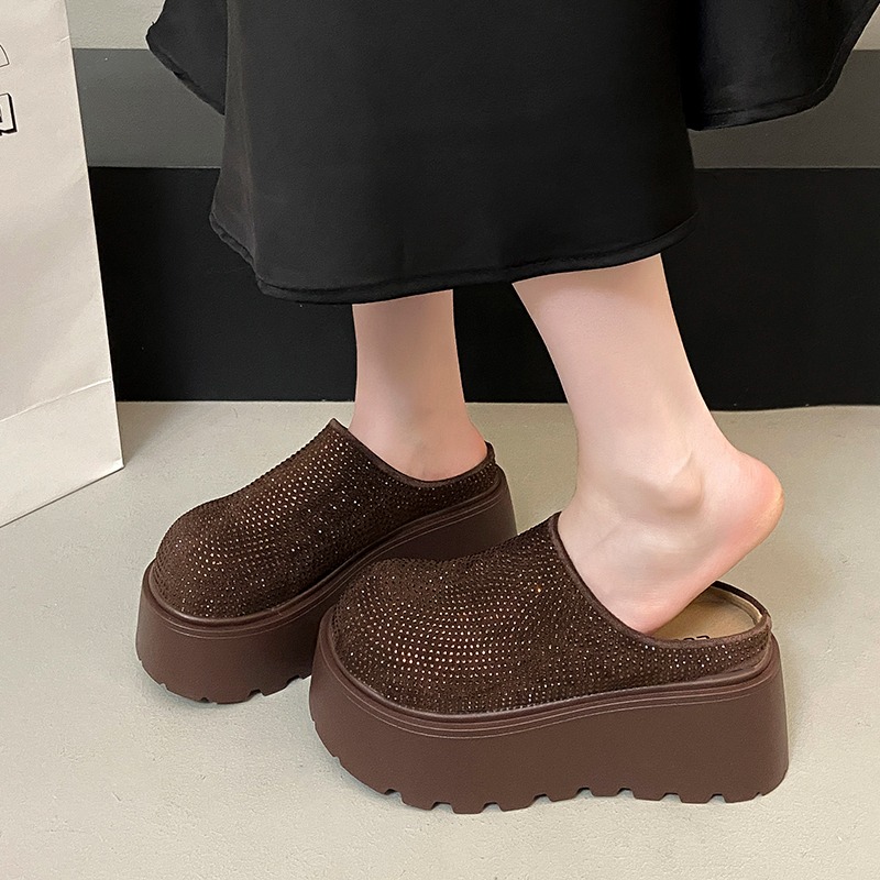 Pantoletten Damenschuhe Keil L – Summer Clothing Fabric Bewertung und Preis