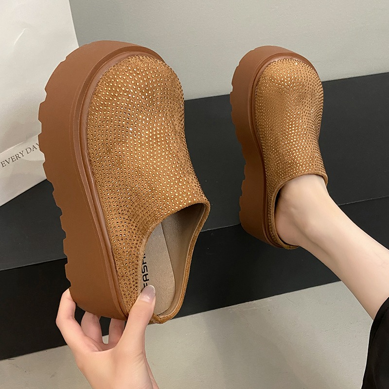 Pantoletten Damenschuhe Keil L – Summer Clothing Fabric Bewertung und Preis