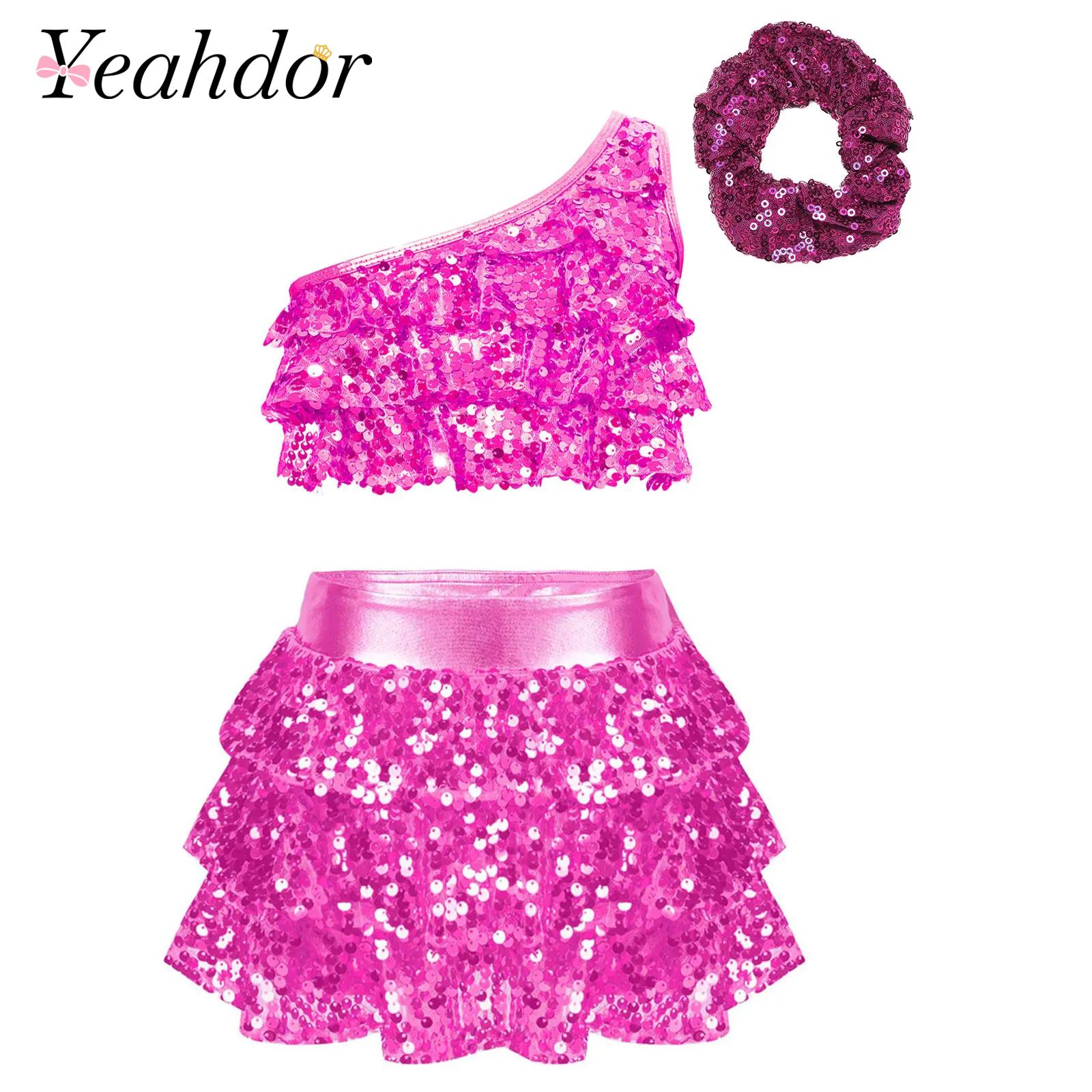 Kinder Mädchen Glänzende Paill – Summer Clothing Girl Bewertung und Preis