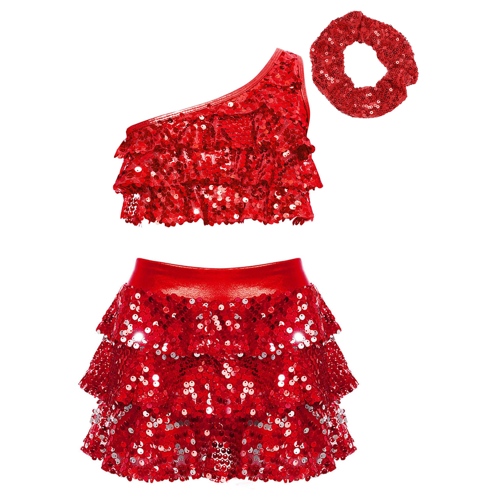 Kinder Mädchen Glänzende Paill – Summer Clothing Girl Bewertung und Preis