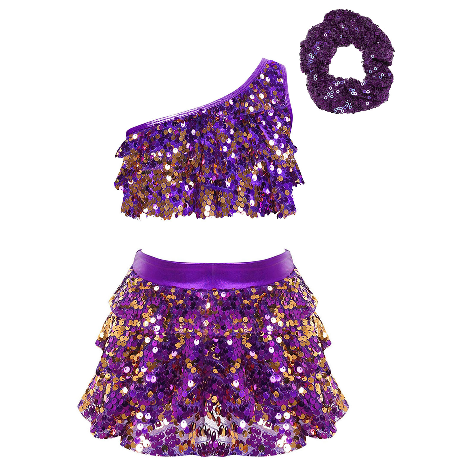 Kinder Mädchen Glänzende Paill – Summer Clothing Girl Bewertung und Preis