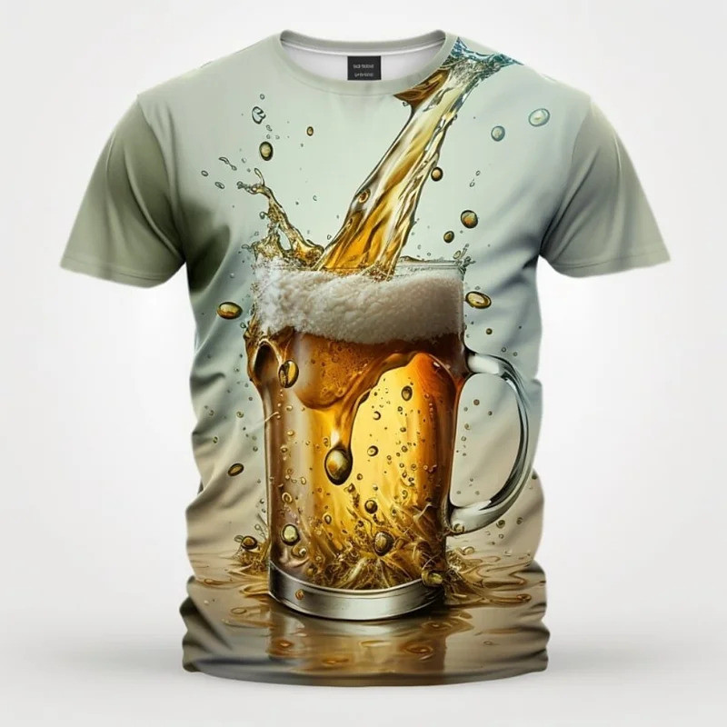 2025 Herren T-Shirt 3D-Bedruck – Summer Clothing Men 2025 Bewertung und Preis