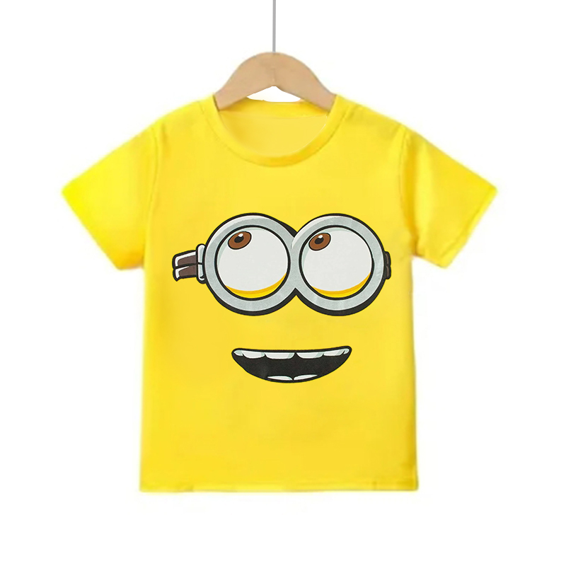 Cartoon-Minion-Kurzarm-T-Shirt – Summer Clothing Teens Bewertung und Preis