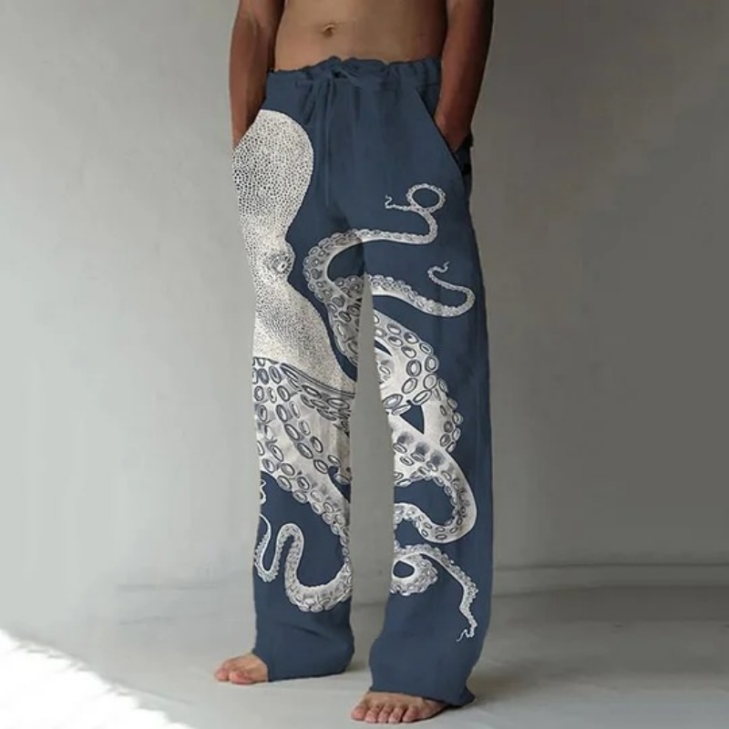 Japanische Kunst, Oktopus, Gra – Summer Clothing Men 2025 Bewertung und Preis