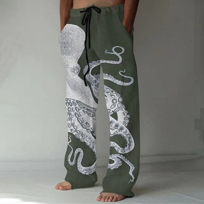 Japanische Kunst, Oktopus, Gra – Summer Clothing Men 2025 Bewertung und Preis