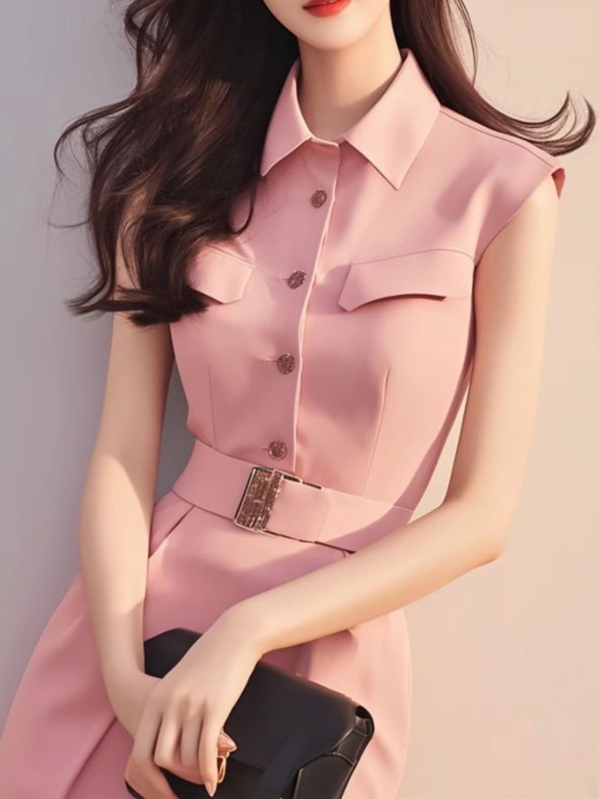 Elegantes Rosa Langes Kleid St – Summer Line Clothing Brand Bewertung und Preis
