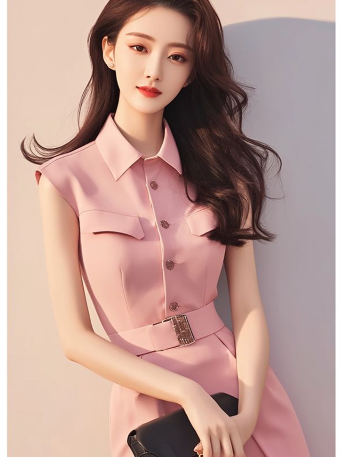 Elegantes Rosa Langes Kleid St – Summer Line Clothing Brand Bewertung und Preis