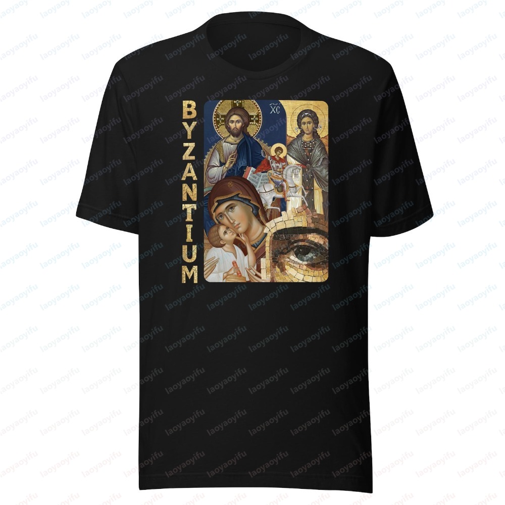 Byzantium-Ikone Unisex-Print-T – Summer Clothing Ideas Men Bewertung und Preis