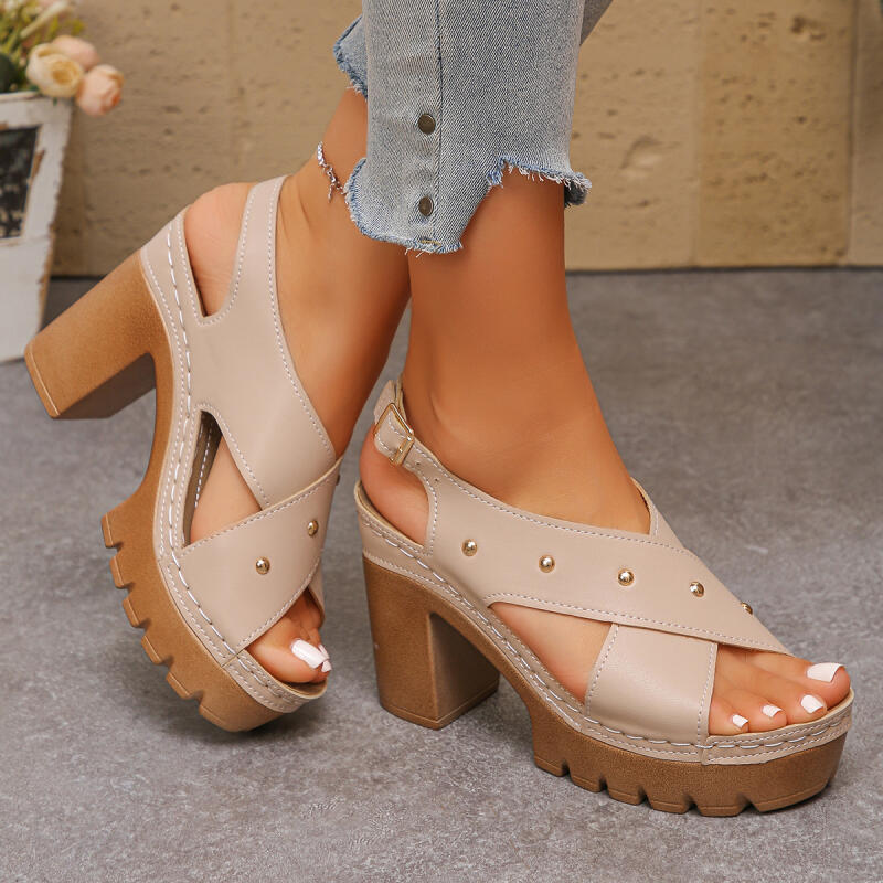 Vintage Super High Heel Cross  – Summer Clothing Ladies Bewertung und Preis